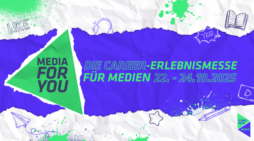 Info Grafik für die Messe Media For You