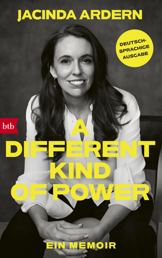 Cover von "A different kind of power" von Jacinda Ardern